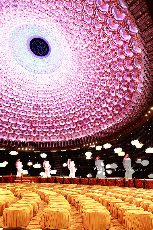 灵山大佛梵宫演出厅图片素材