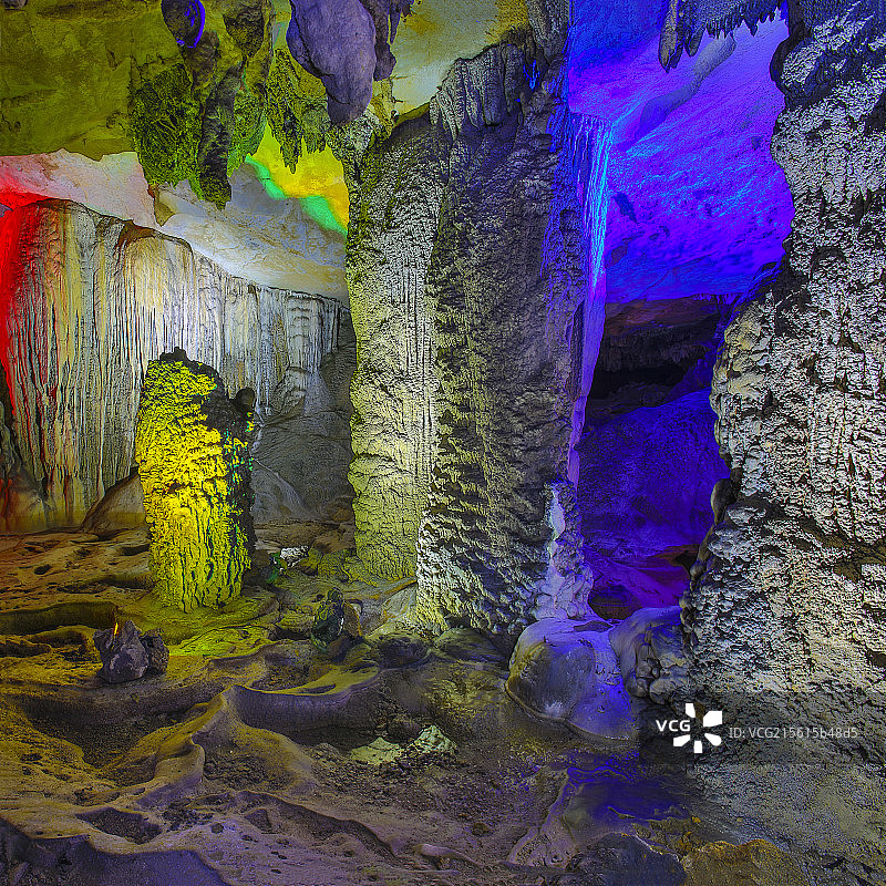 广西罗妹莲花洞图片素材