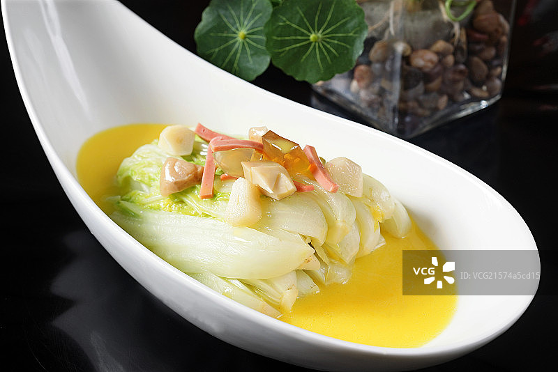 上汤娃娃菜图片素材