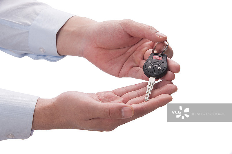 手拿钥匙图片素材