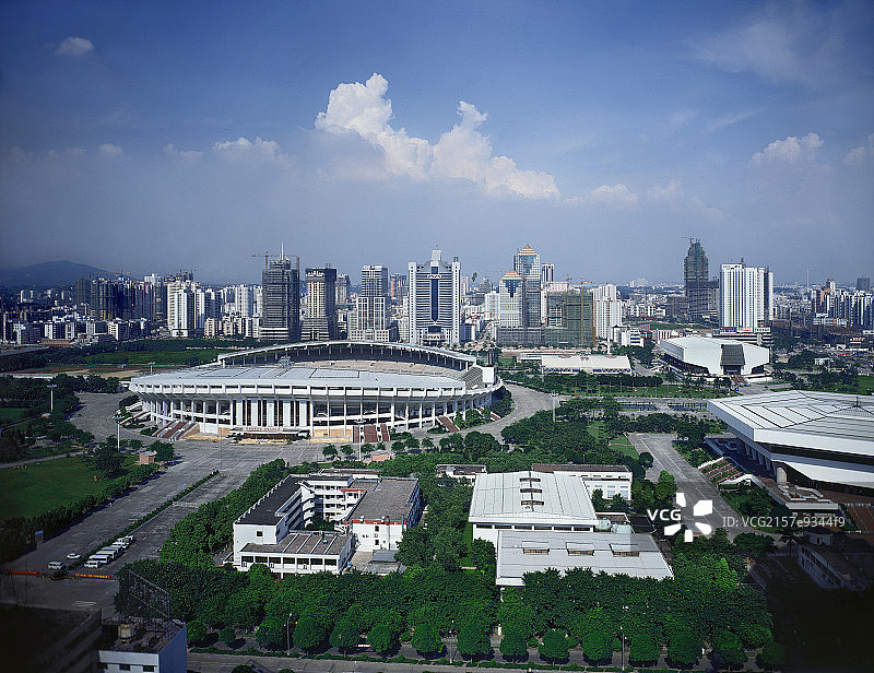 广州城市景观天河体育中心图片素材