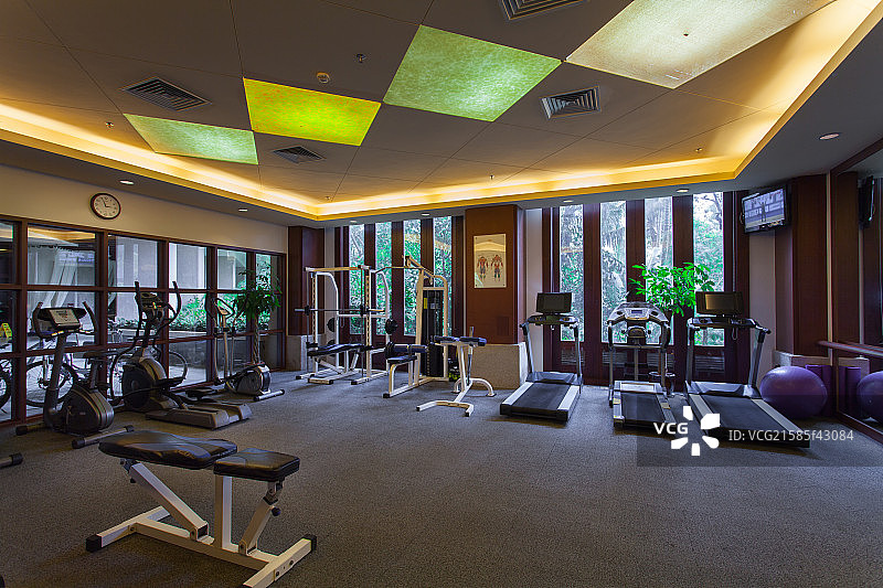 酒店健身房图片素材