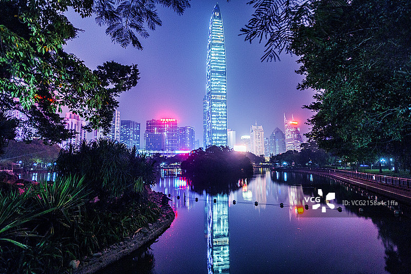 深圳荔枝公园城市景观图片素材