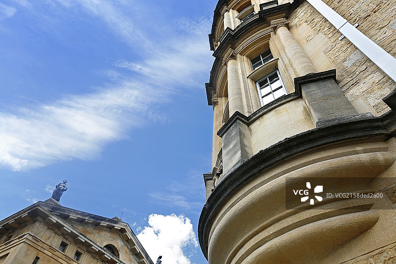 著名的英国牛津大学图片素材