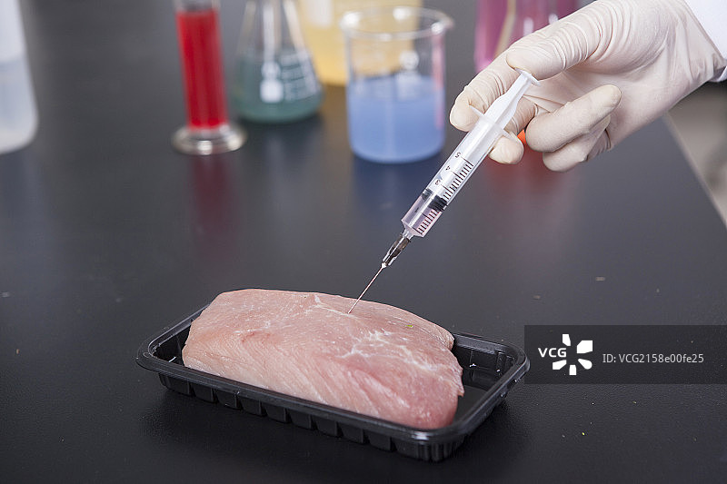 东方人用生肉搞培育科研图片素材