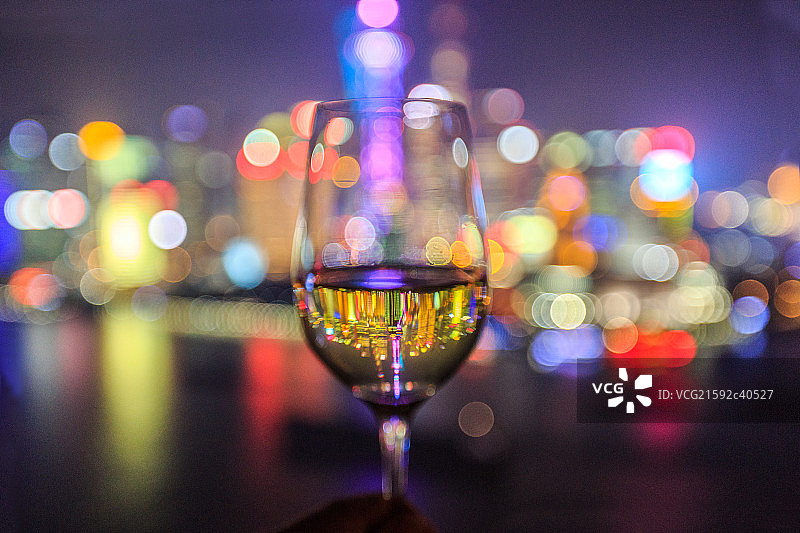 陆家嘴缤纷夜色图片素材