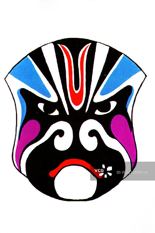 中国传统脸谱文化－牛通脸谱图片素材