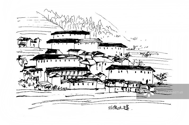 福建民居图片素材