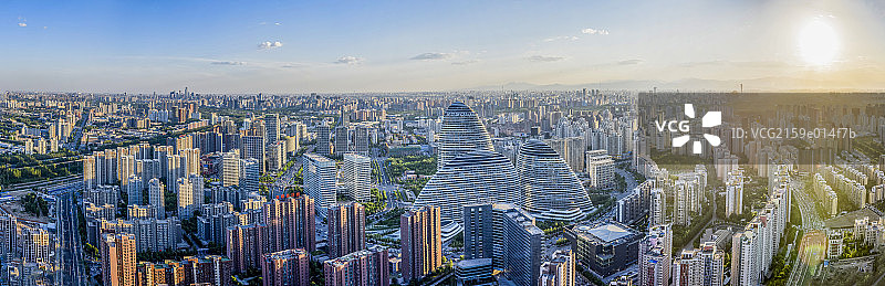 望京全景图图片素材