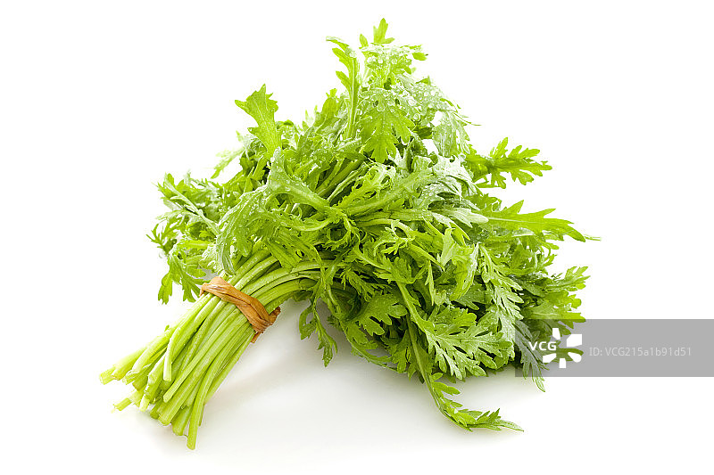 一捆茼蒿图片素材