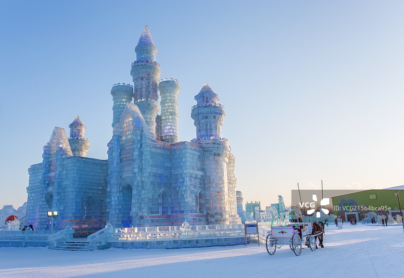 哈尔滨冰雪大世界图片素材