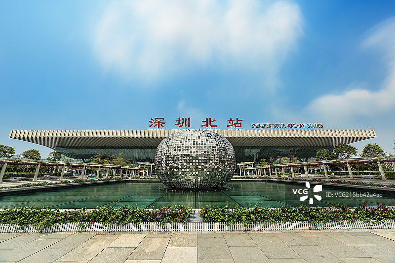 深圳北站广场图片素材