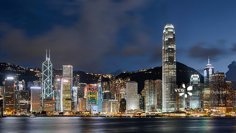 维港夜景图片素材