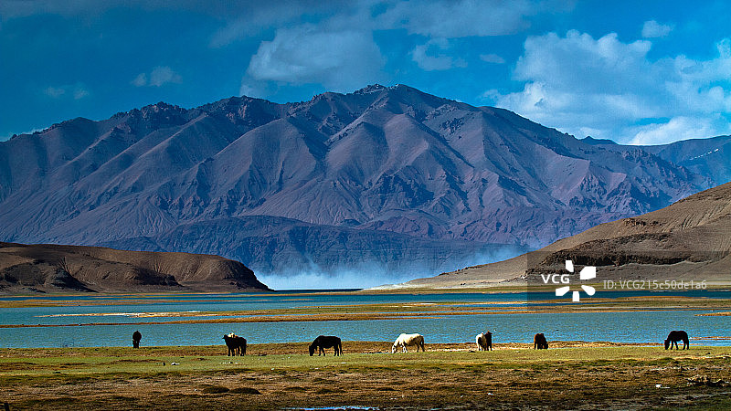 神湖纳木错图片素材