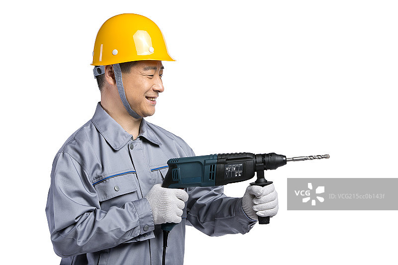 建筑工人肖像图片素材