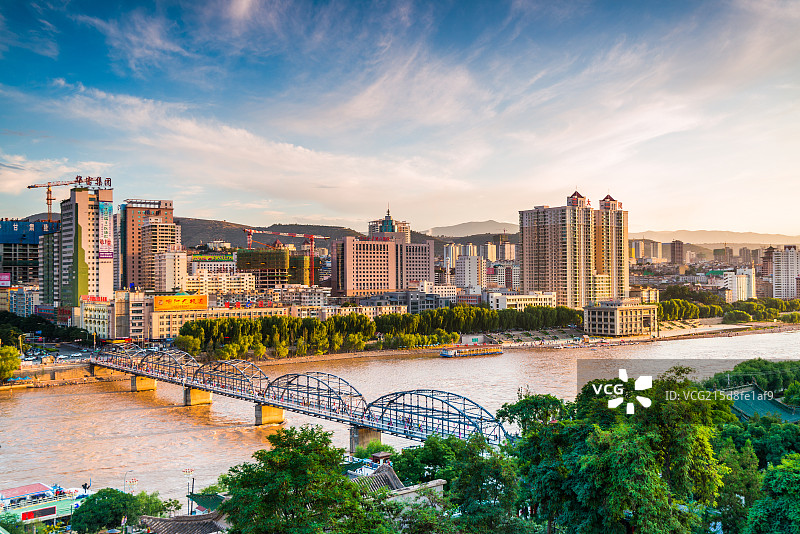 甘肃兰州城市风光图片素材