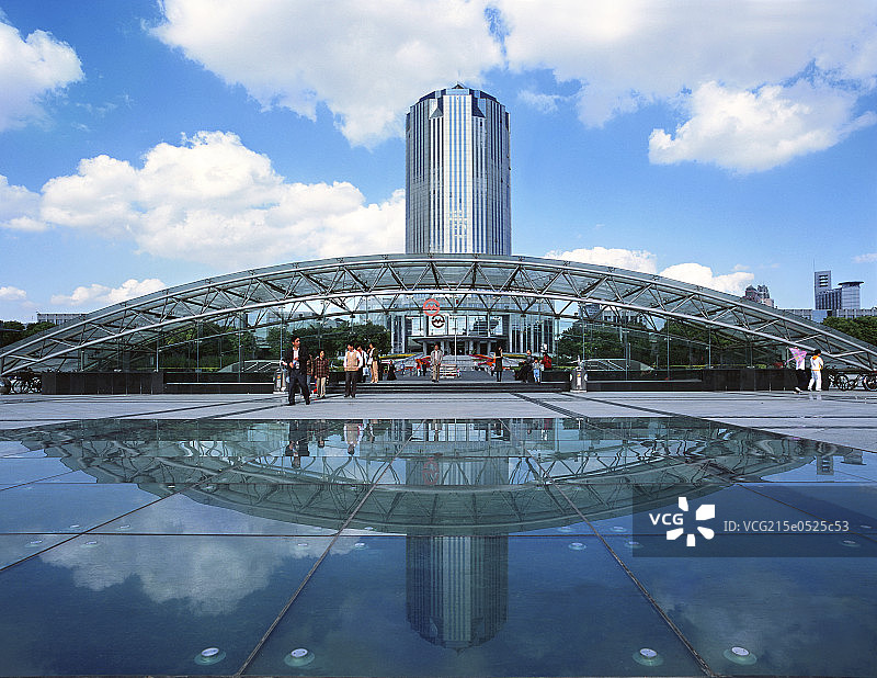 上海城市景观世纪广场图片素材