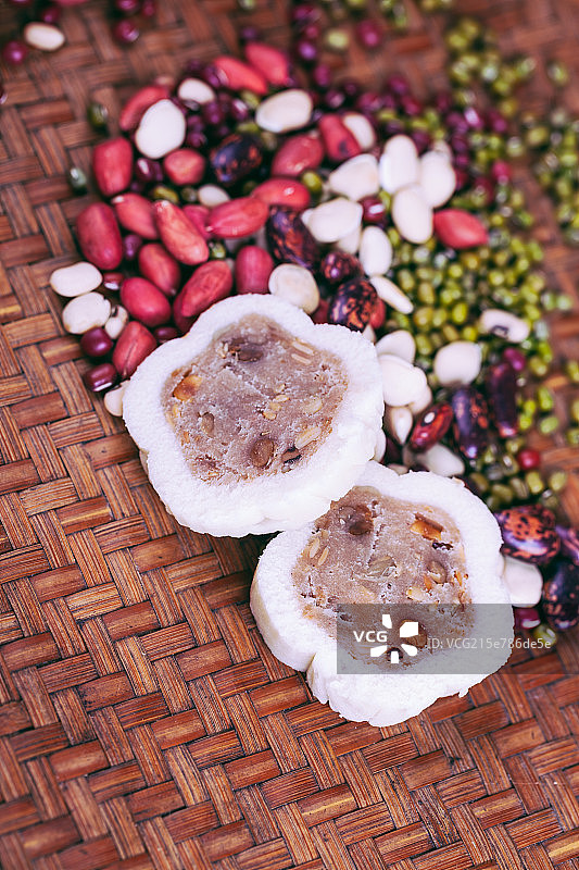 五仁冰皮月饼图片素材