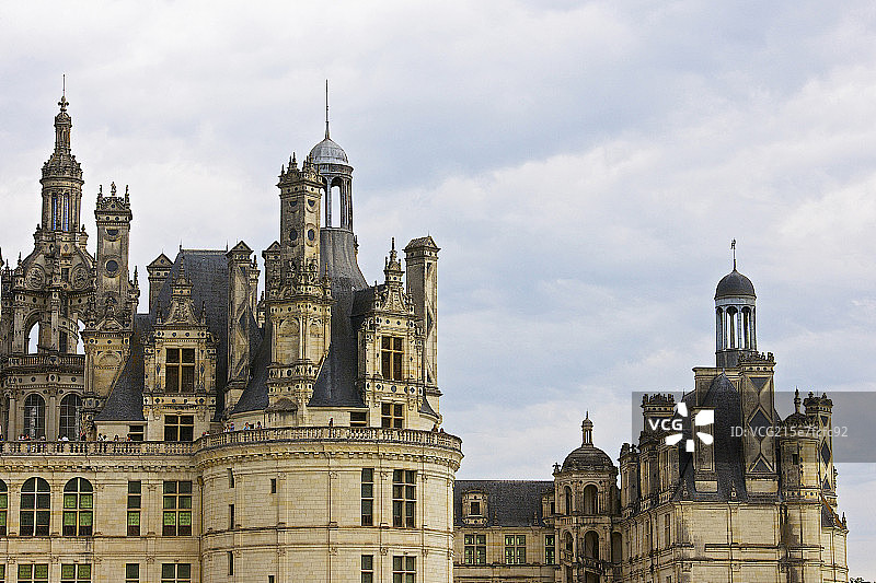 Chambord castle in France图片素材