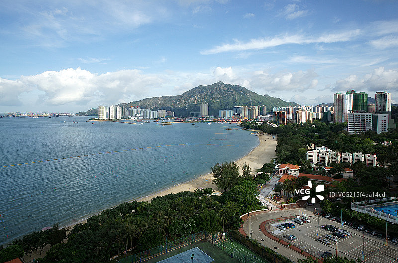 香港城市景观黄金海岸图片素材