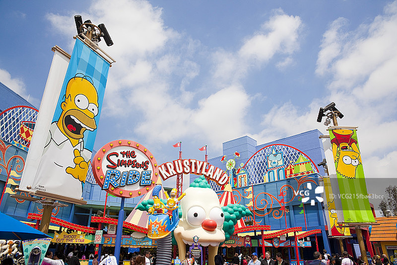 洛杉矶环球影城图片素材