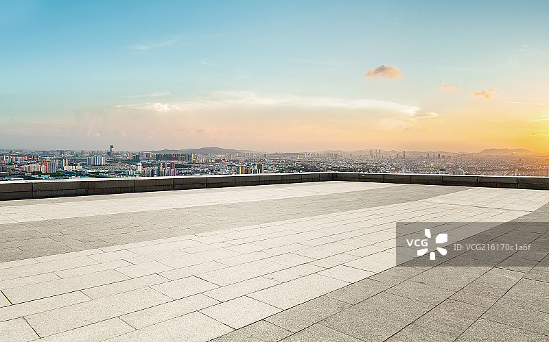 城市天台图片素材