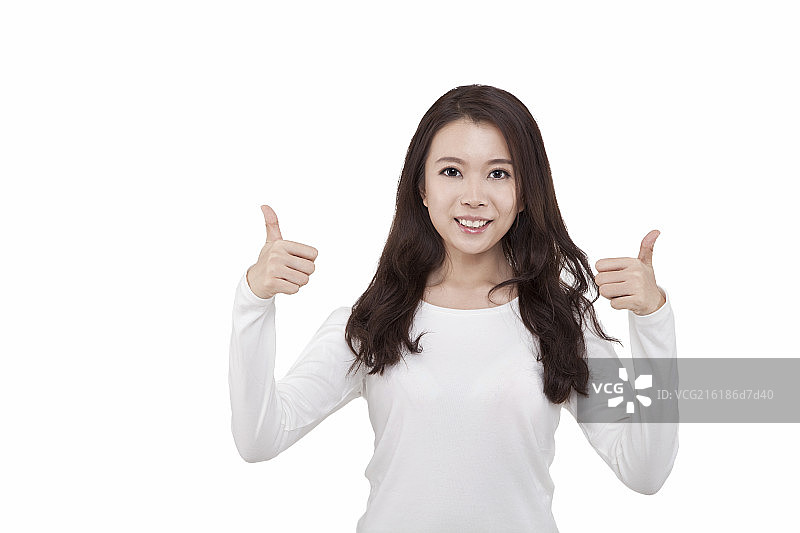 青年女子肖像图片素材