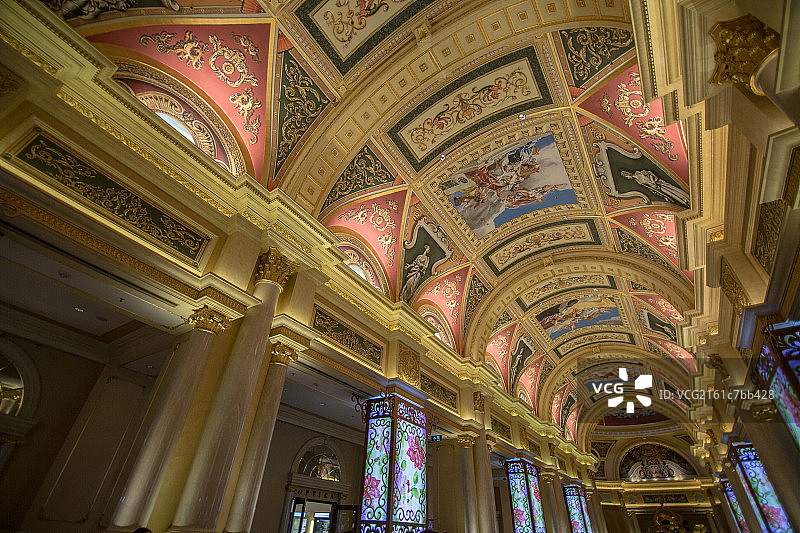 澳门威尼斯人酒店内景图片素材