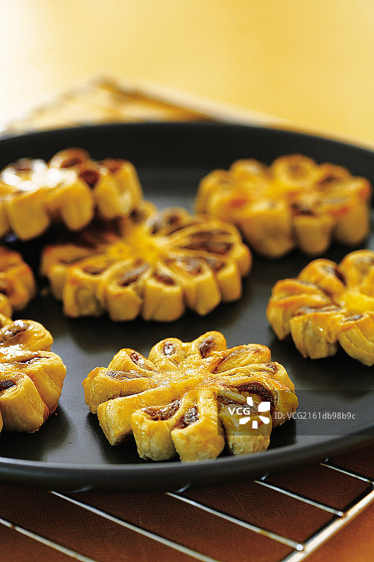 菊花酥制作步骤图片素材