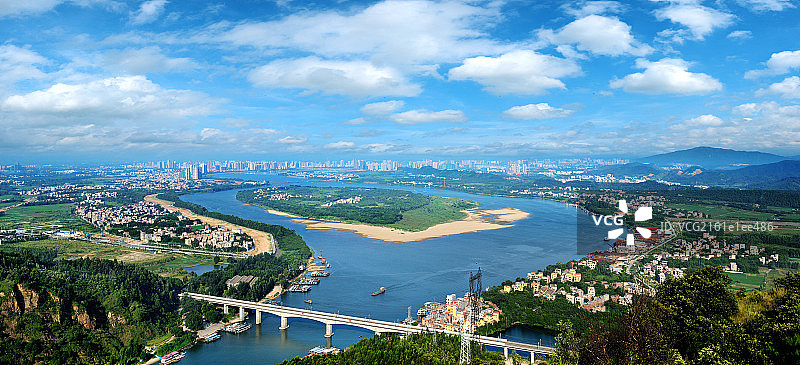 广东省清远市清城城市建筑图片素材