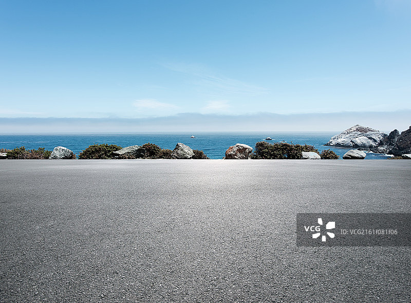 海边停车场图片素材