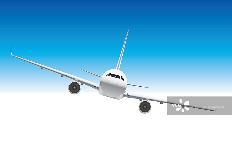 客机矢量图插画图片素材