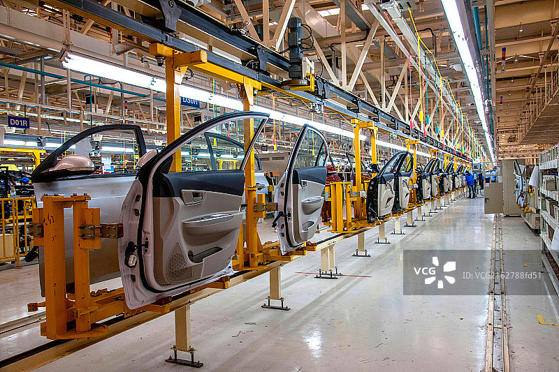 汽车制造生产线图片素材