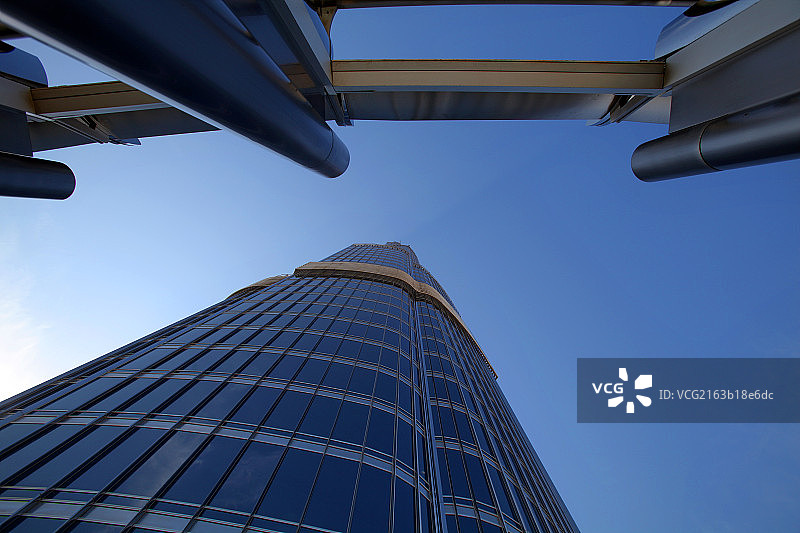 迪拜阿里法塔摩天大楼图片素材