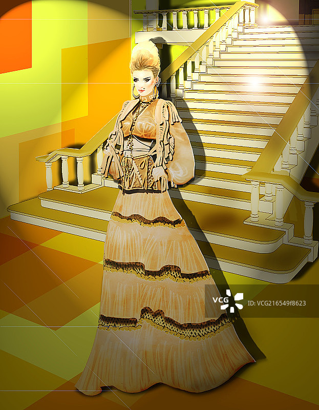 人物服饰插画图片素材