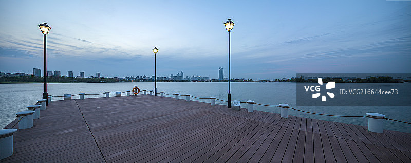 金鸡湖李公堤图片素材