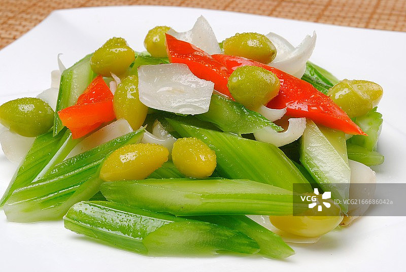 西芹百合图片素材