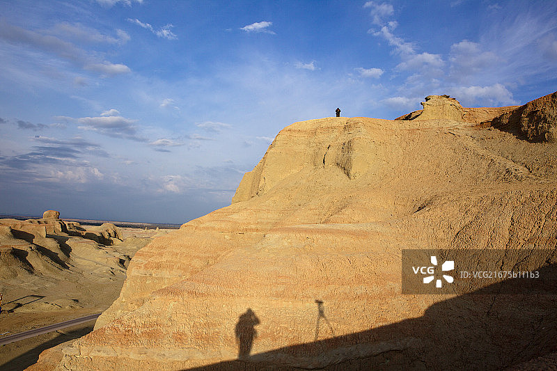 新疆五彩山雅克地貌图片素材
