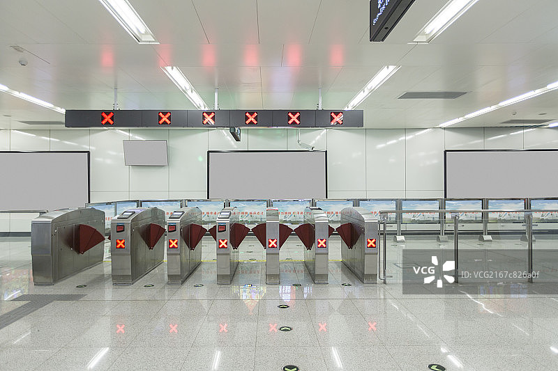 车站刷卡机特写图片素材