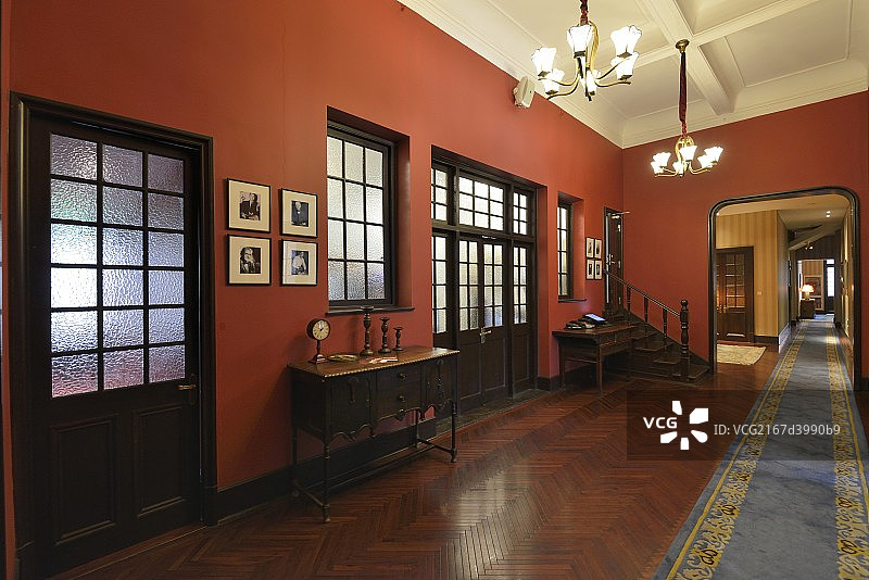 高档餐厅走廊图片素材