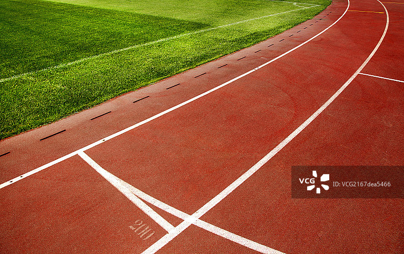 红色的体育赛道图片素材