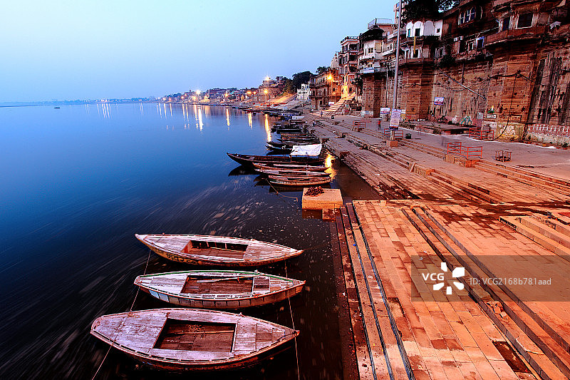 印度瓦拉纳西恒河图片素材