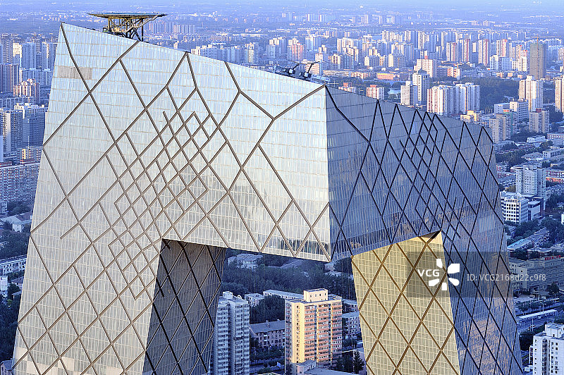 New CCTV Headquarters in Beijing CBD图片素材