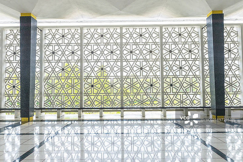 马来西亚国家清真寺图片素材