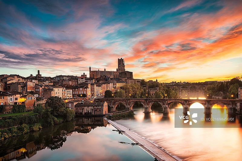 法国南部阿尔比图片素材