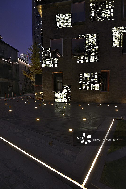 衡山坊夜景图片素材