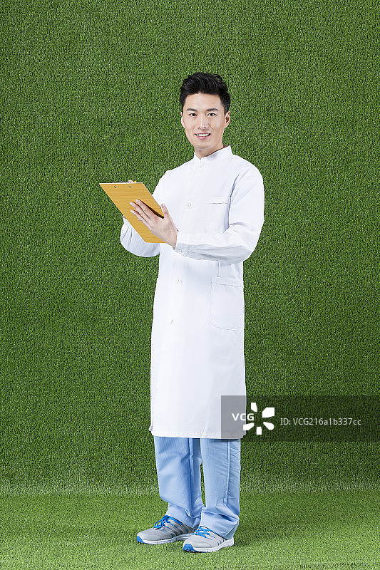 草地专业研究人员图片素材