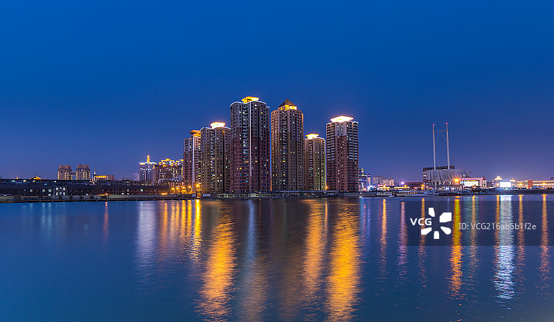 天津市滨海新区海河外滩图片素材