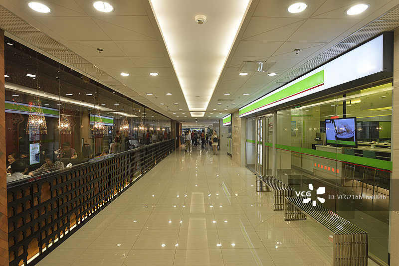 现代美食城图片素材