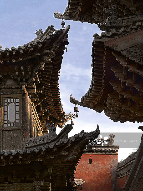 甘肃城市景观张掖大佛寺图片素材